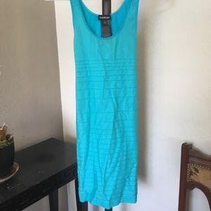 Bebe Petite Small Blue turquoise dress